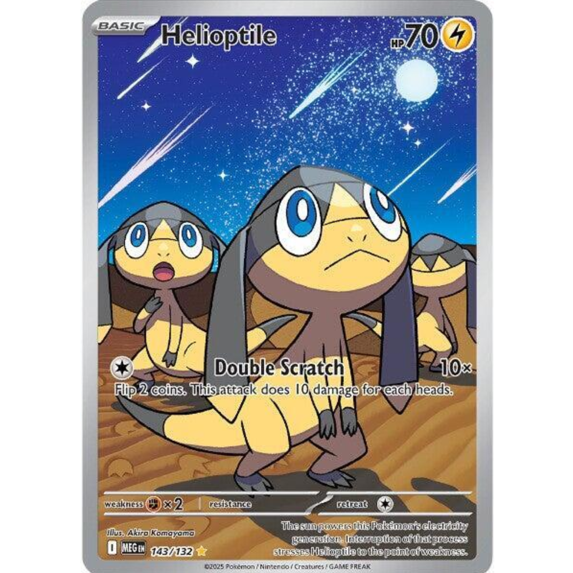 Helioptile - 143/132 - ME01: Mega Evolution (MEG)