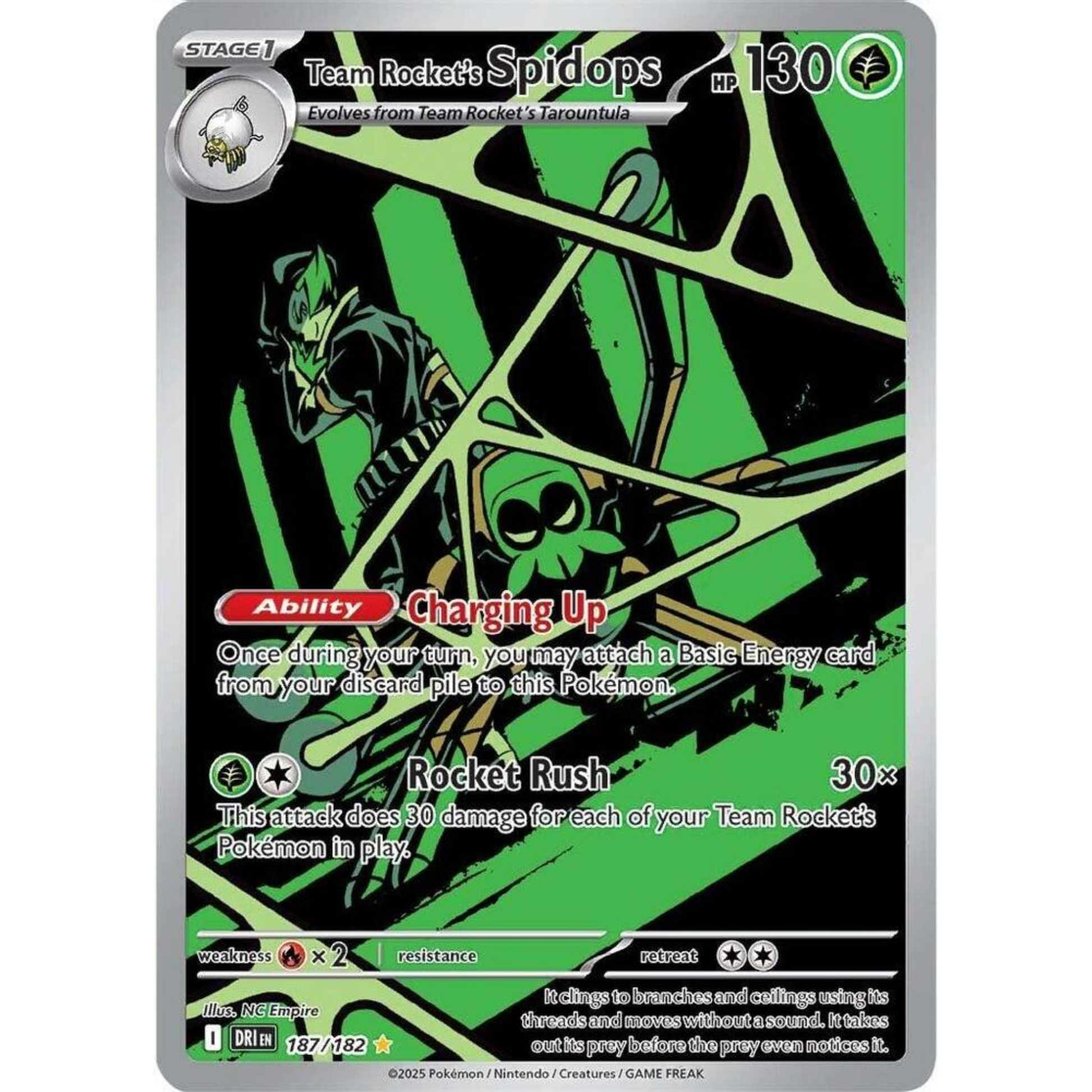 Team Rocket's Spidops - 187/182 - SV10: Destined Rivals (DRI)