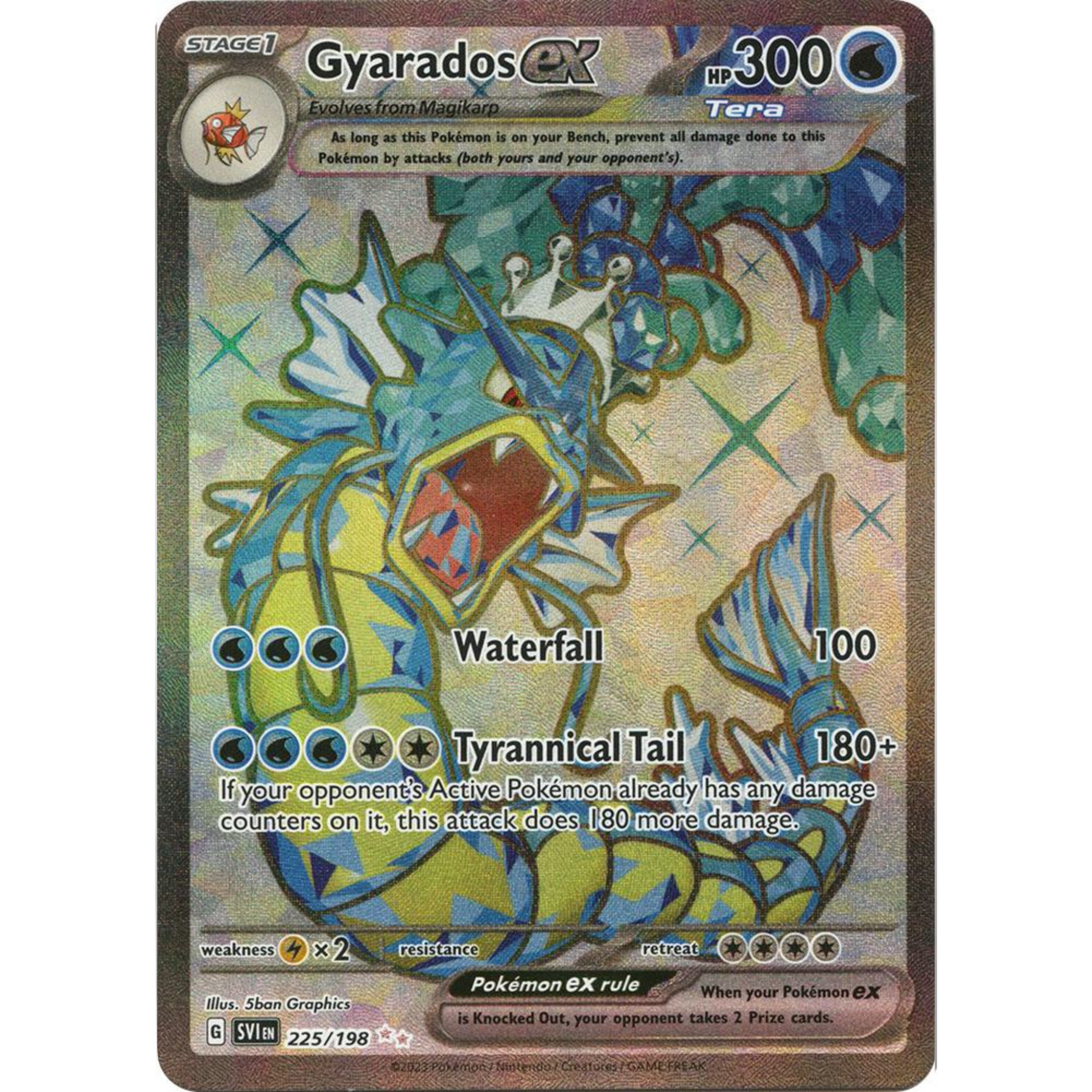 Gyarados ex - 225/198 - SV01: Scarlet & Violet Base Set (SVI)