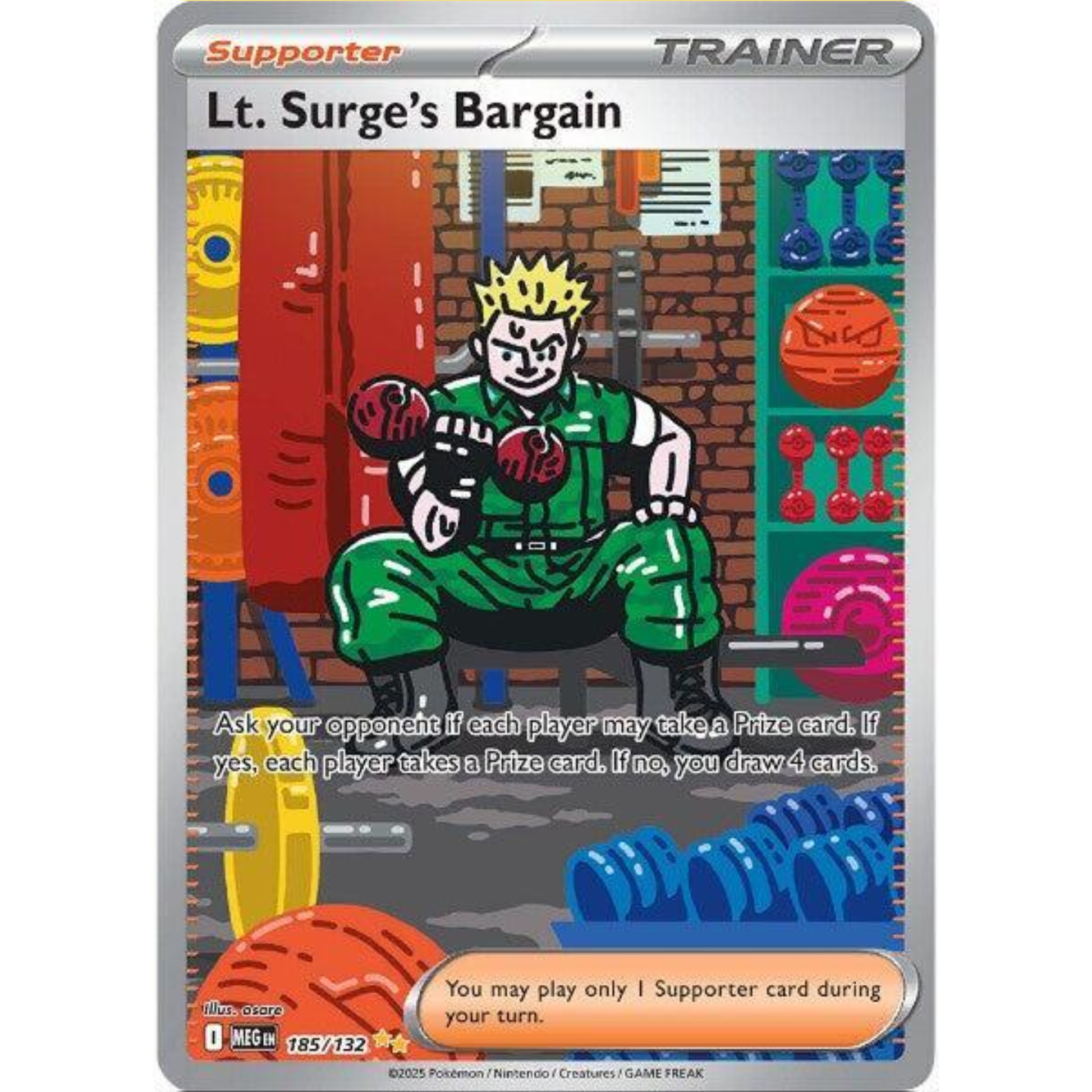 Lt. Surge's Bargain - 185/132 - ME01: Mega Evolution (MEG)