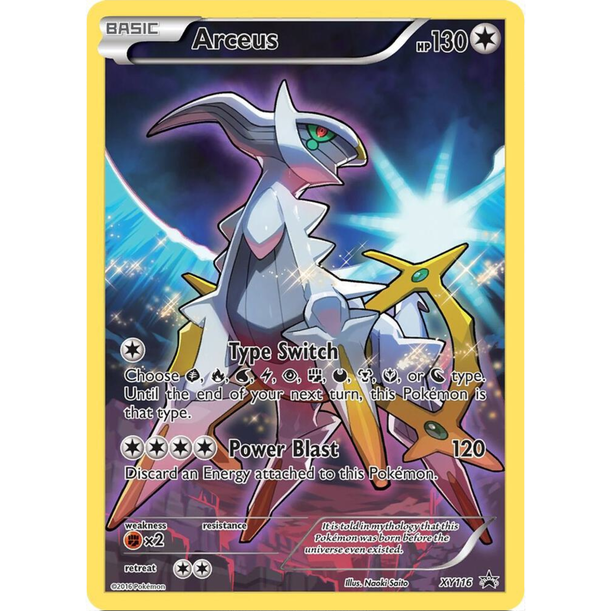 Arceus - XY116 - XY Promos (PR)