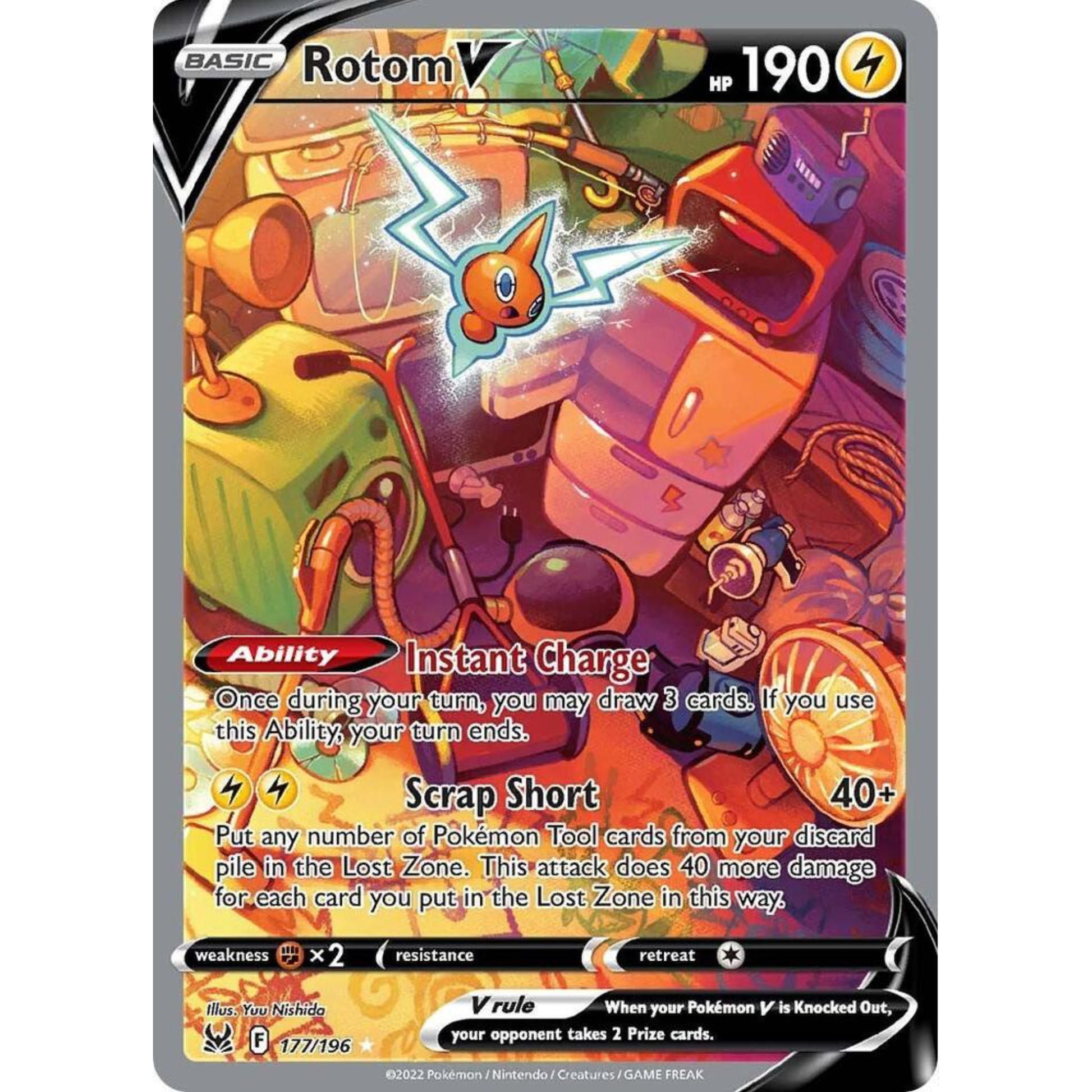 Rotom V (Alternate Full Art) - SWSH11: Lost Origin (SWSH11)