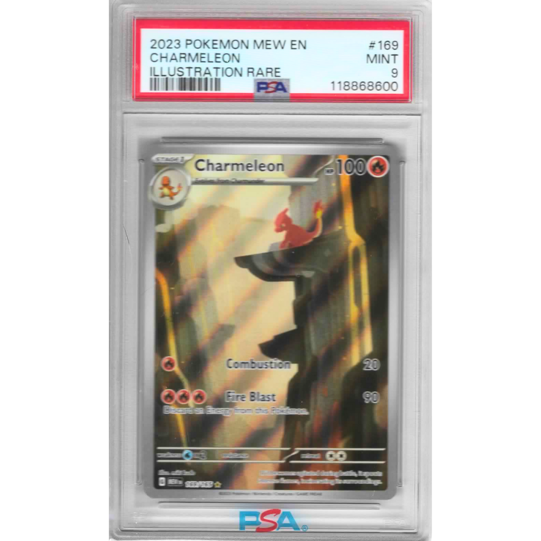Charmeleon - 169/165 - SV: Scarlet & Violet 151 (MEW) - PSA 9