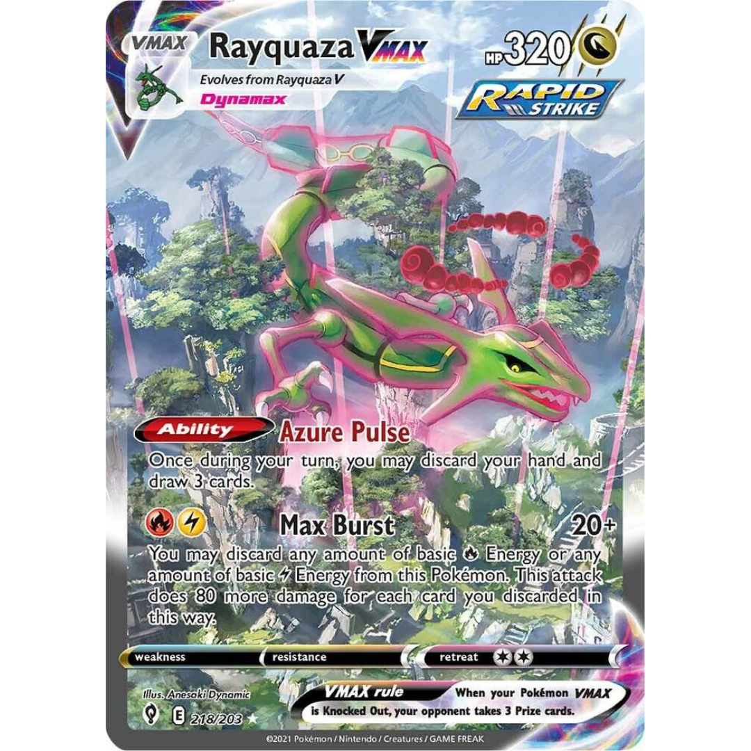 Rayquaza VMAX (Alternate Art Secret) - SWSH07: Evolving Skies (SWSH07)