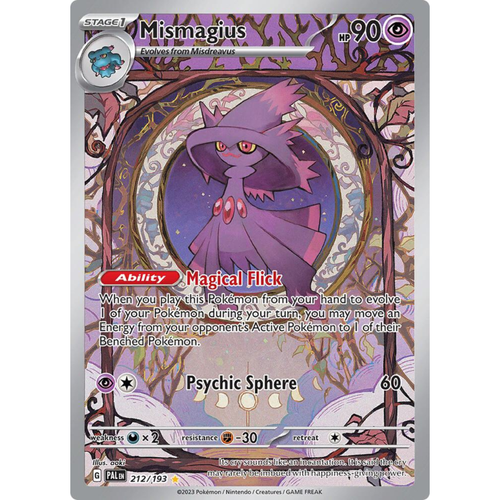 Mismagius - 212/193 - SV02: Paldea Evolved (PAL)