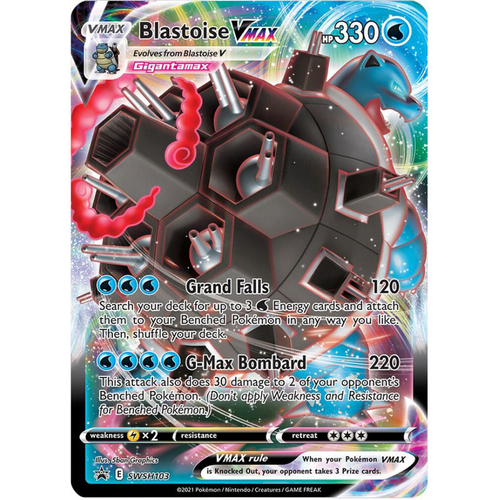 Blastoise VMAX - SWSH103 - SWSH: Sword & Shield Promo Cards (SWSD)
