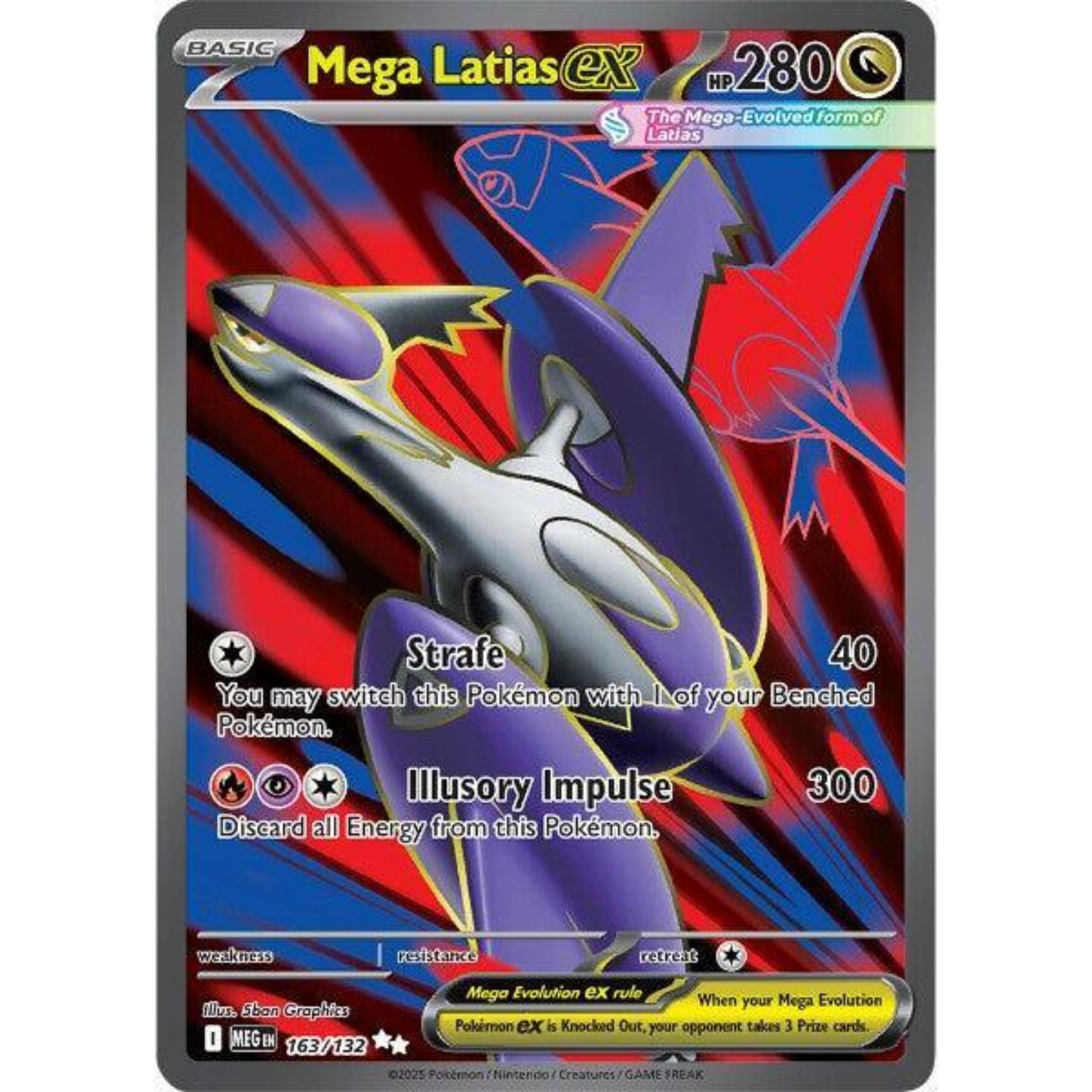 Mega Latias ex - 163/132 - ME01: Mega Evolution (MEG)