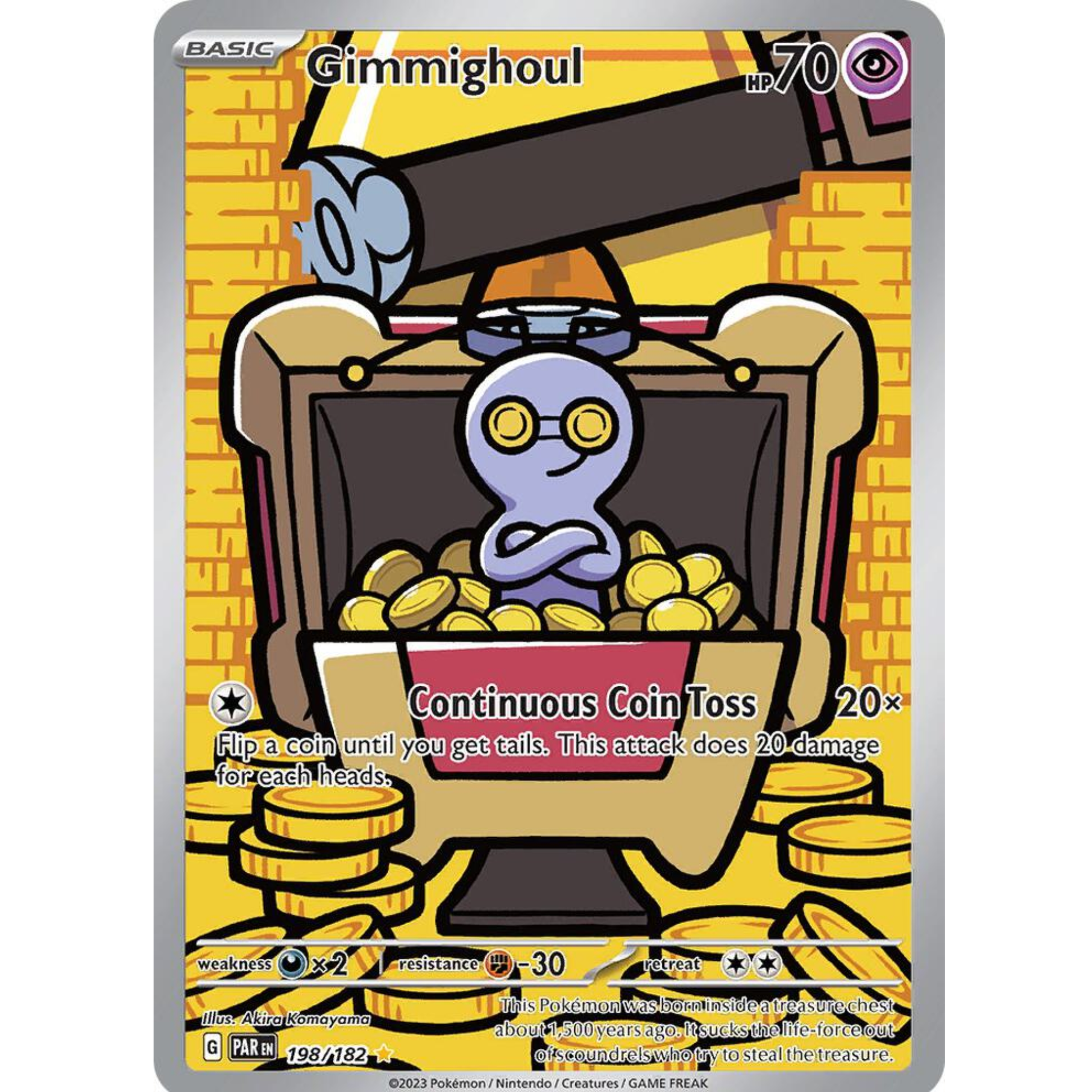 Gimmighoul - 198/182 - SV04: Paradox Rift (PAR)