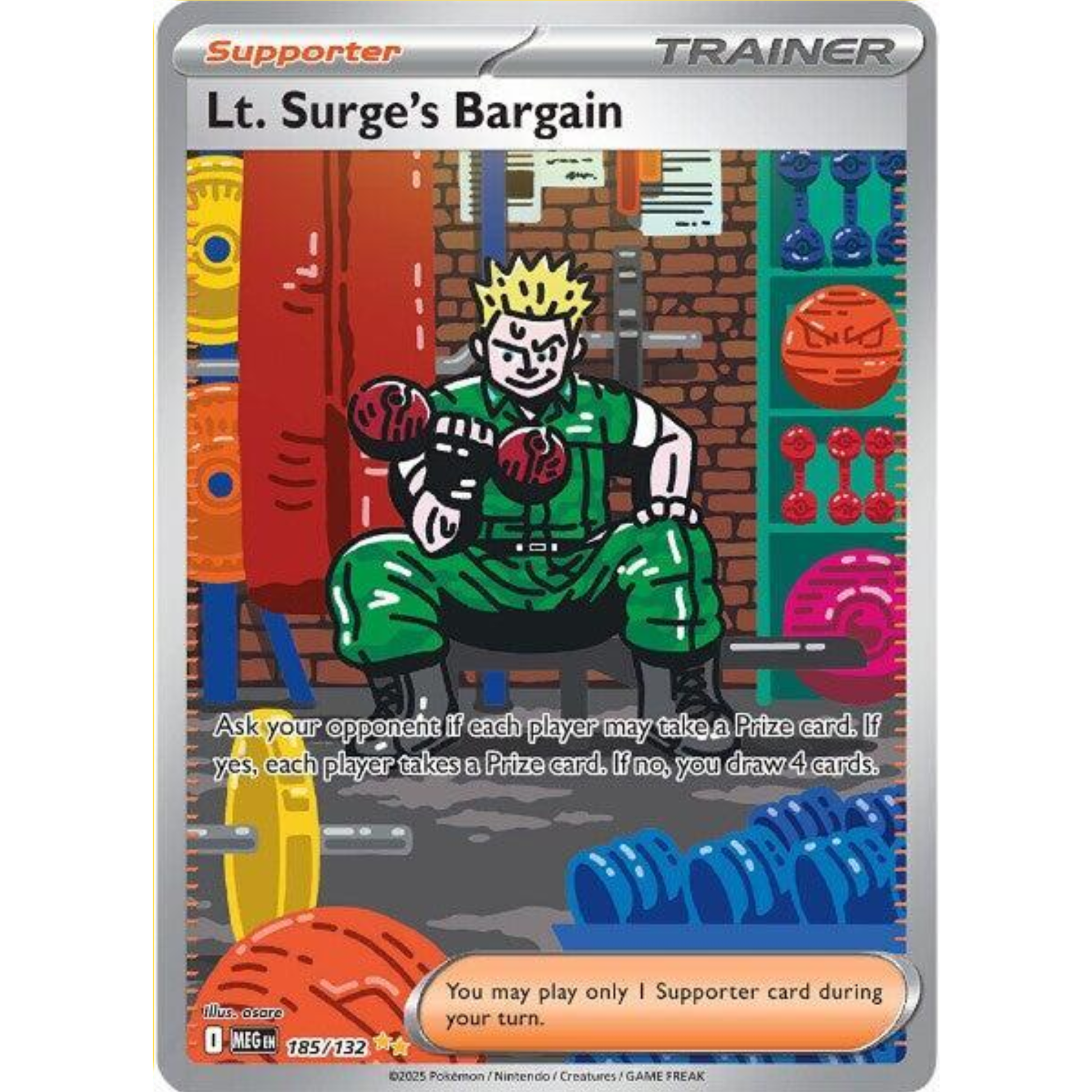 Lt. Surge's Bargain - 185/132 - ME01: Mega Evolution (MEG)