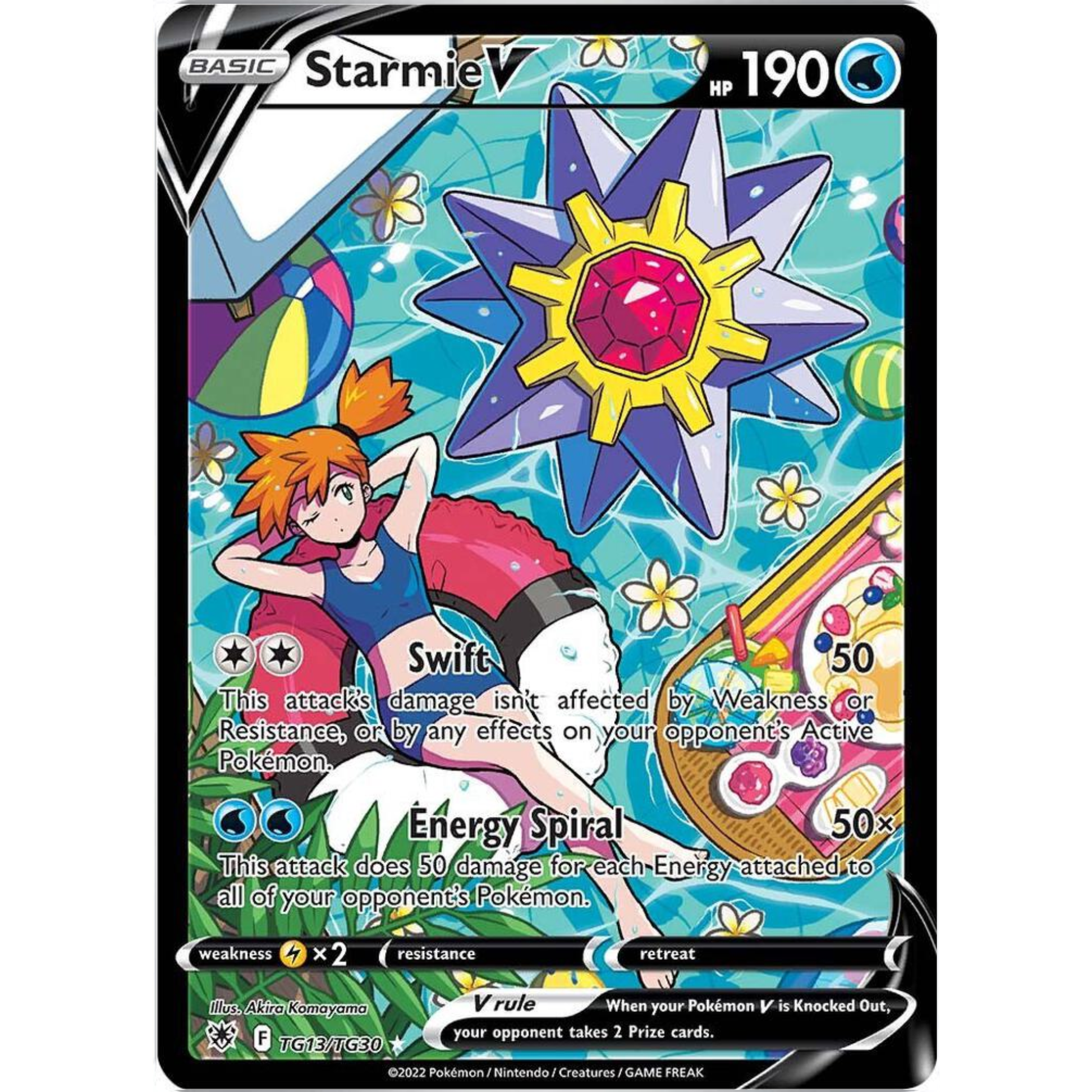 Starmie V - SWSH10: Astral Radiance Trainer Gallery (SWSH10:TG)