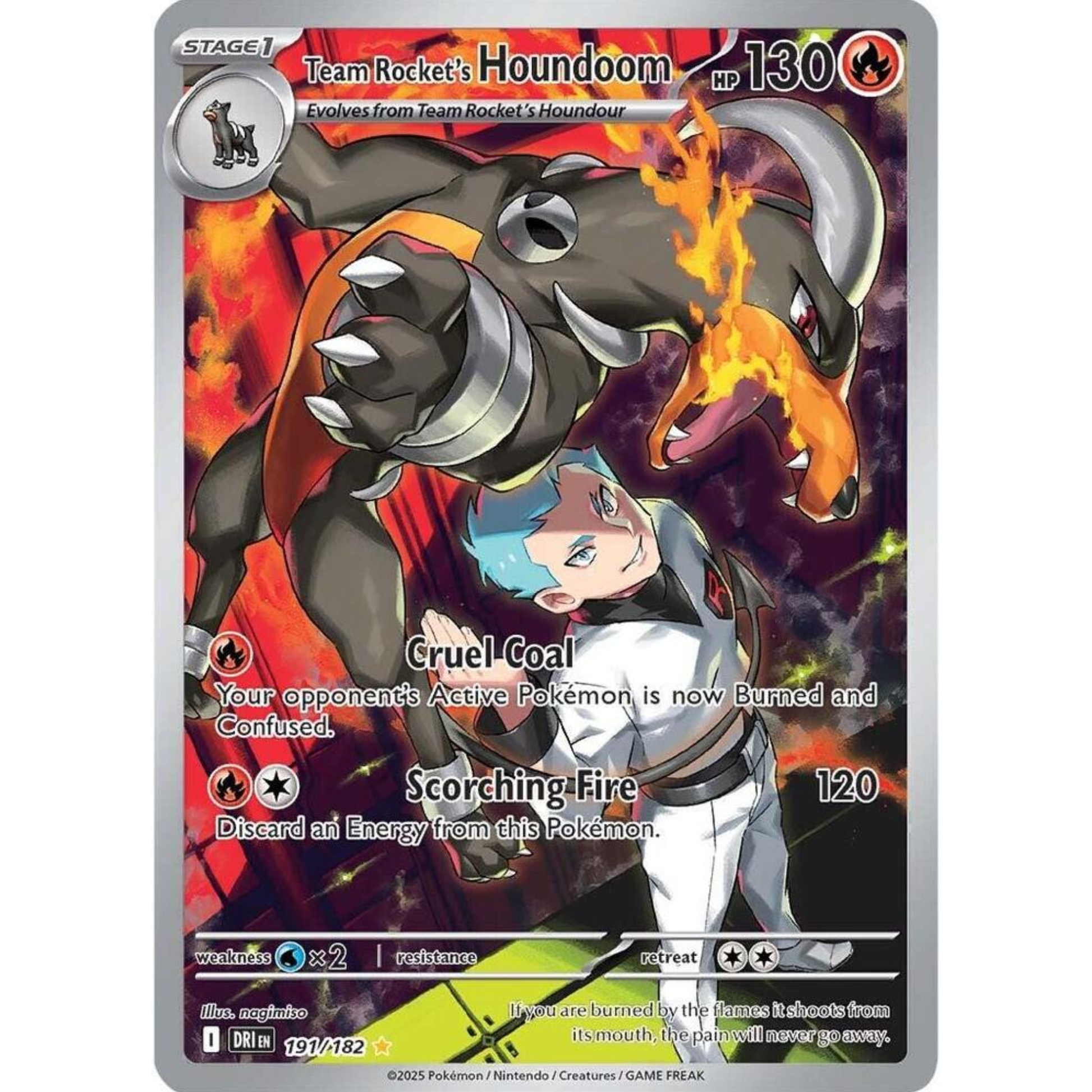 Team Rocket's Houndoom - 191/182 - SV10: Destined Rivals (DRI)