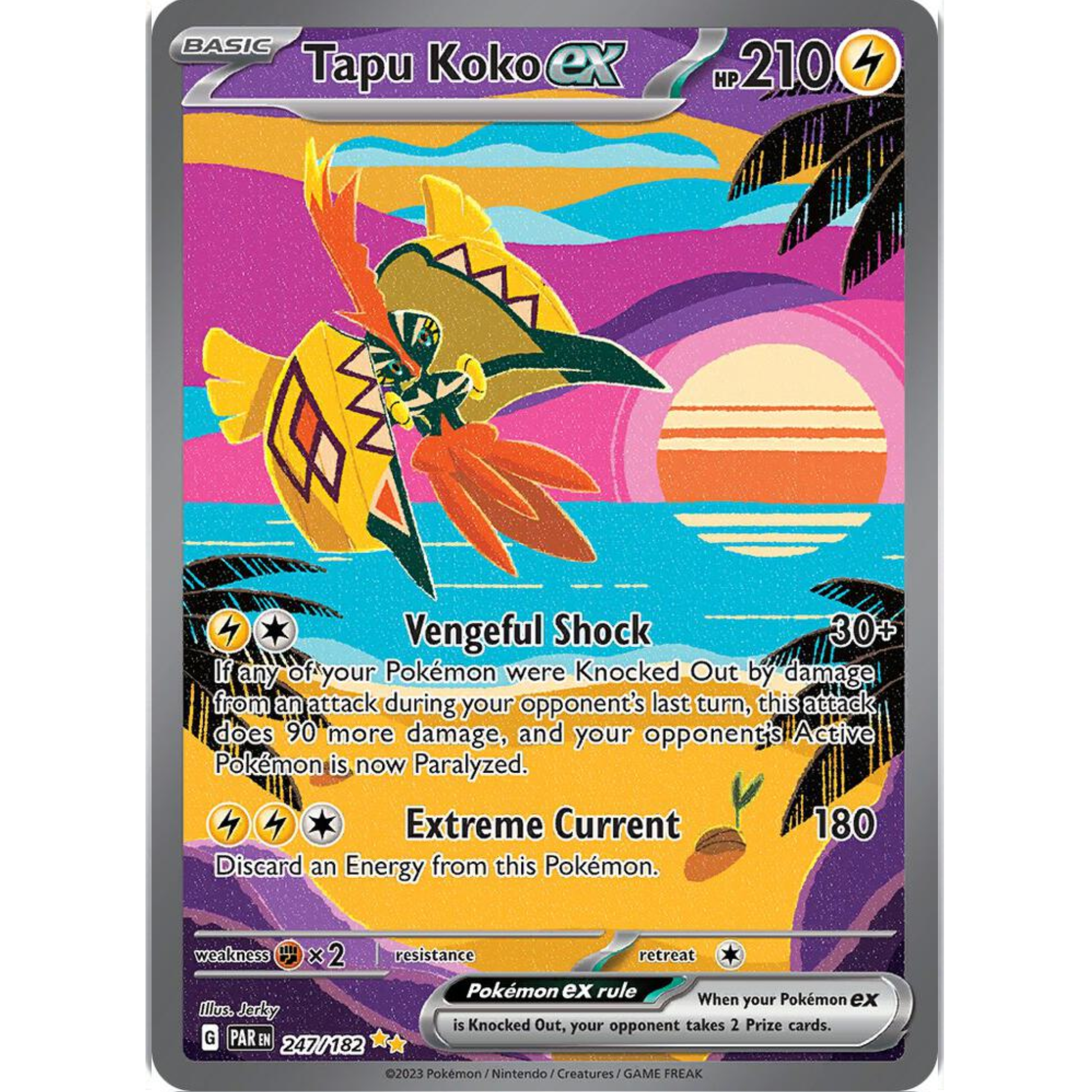 Tapu Koko ex - 247/182 - SV04: Paradox Rift (PAR)