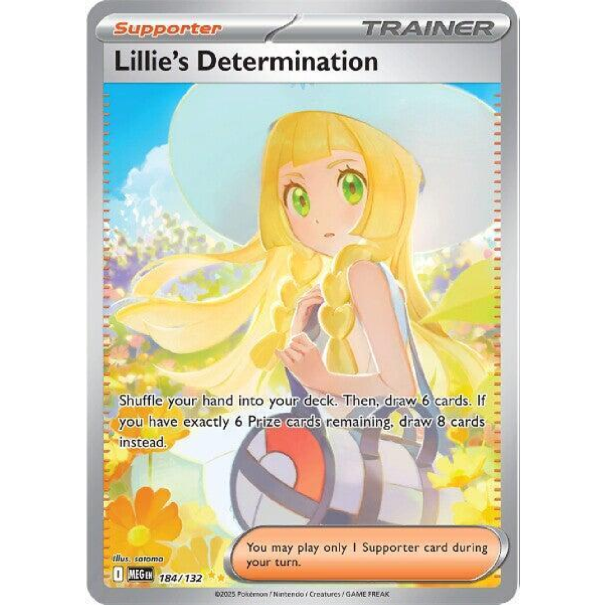 Lillie's Determination - 184/132 - ME01: Mega Evolution (MEG)